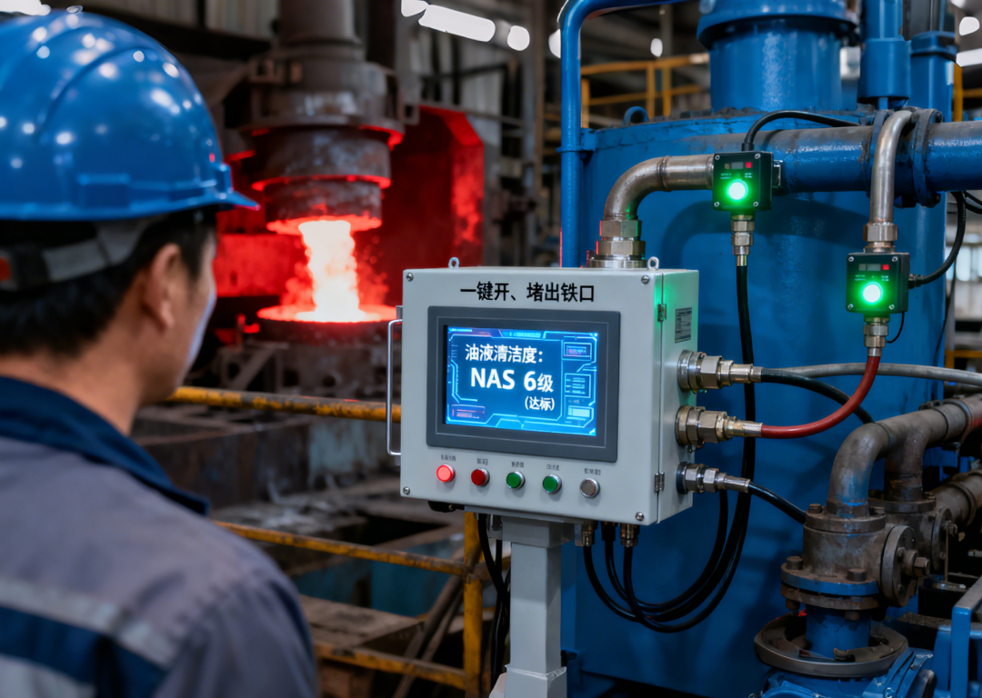以鋼廠高爐液壓站為例：油液污染早預警，生產運維更科學
