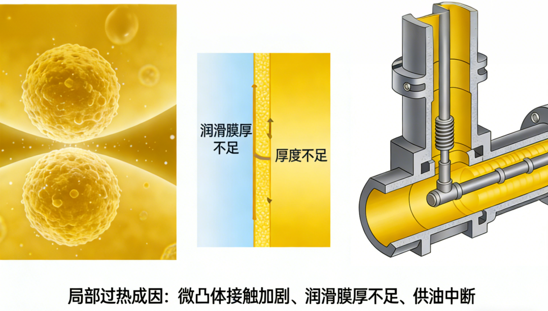 局部過熱條件下潤滑介質(zhì)的性能劣化及其對斷裂副的影響
